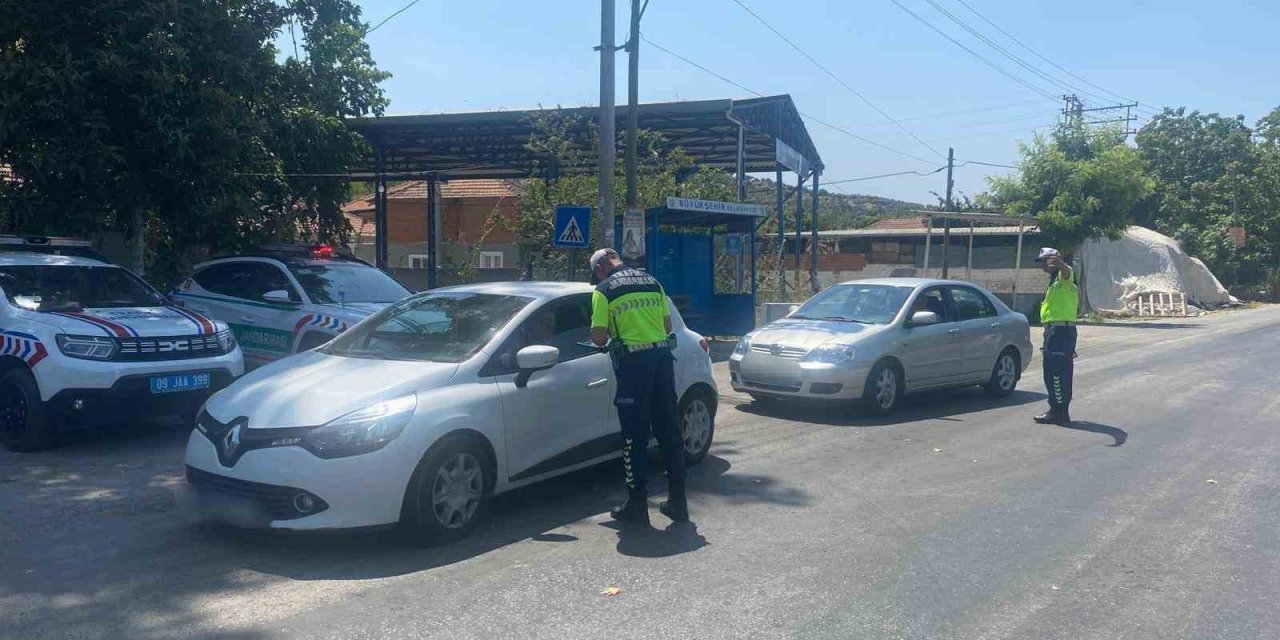 Jandarmadan havadan trafik denetimi