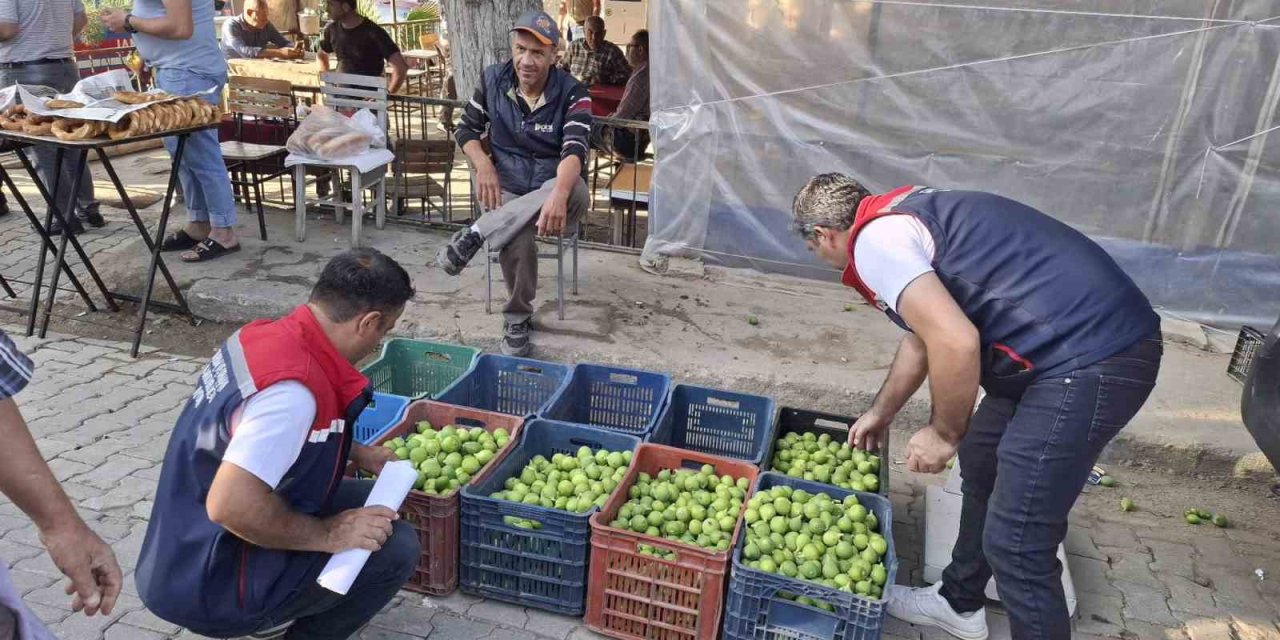 Kuyucak İlek Pazarı’nda denetim ve bilgilendirme