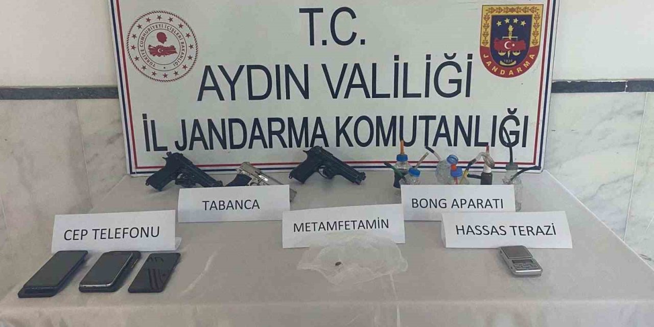 Kuyucak’taki eve uyuşturucu baskını