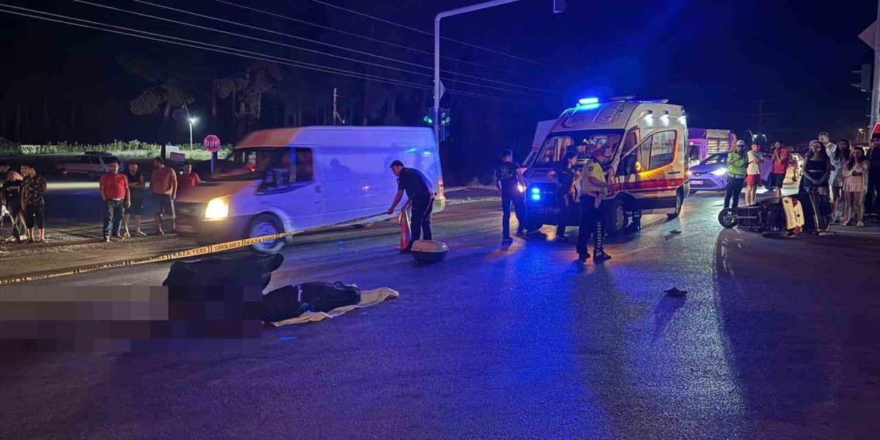 Tırla çarpışan motosiklet sürücüsü hayatını kaybetti