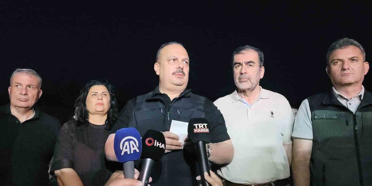 Gece görüşlü helikopterler gece boyunca yangına müdahale edecek