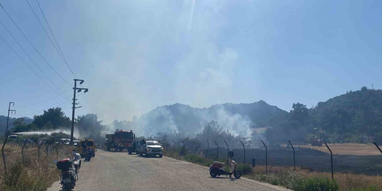Marmaris’teki yangına hızlı müdahale
