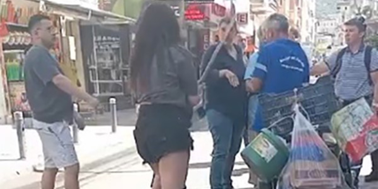 Belediye işçisini ve vatandaşları darbeden 2 genç kız tutuklandı