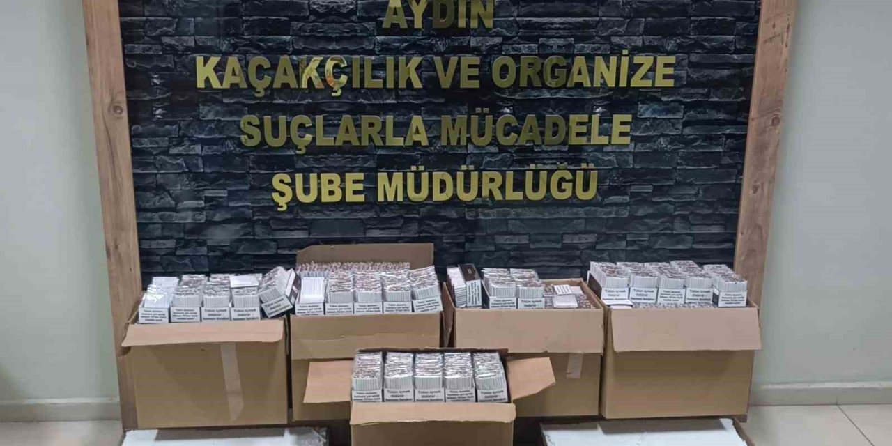 Şüphe üzerine durdurulan araçta, 77 bin adet makaron ele geçirildi