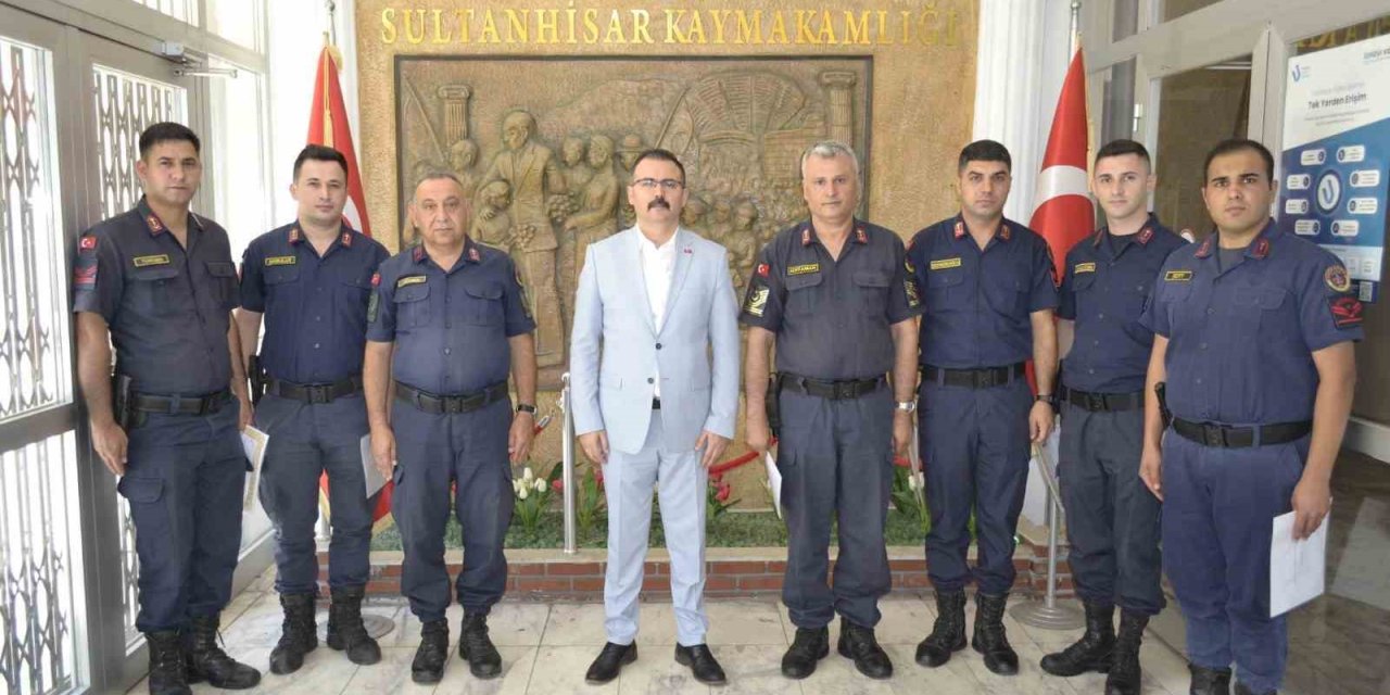 Kaymakam Ateş’ten jandarma personeline hizmet teşekkürü
