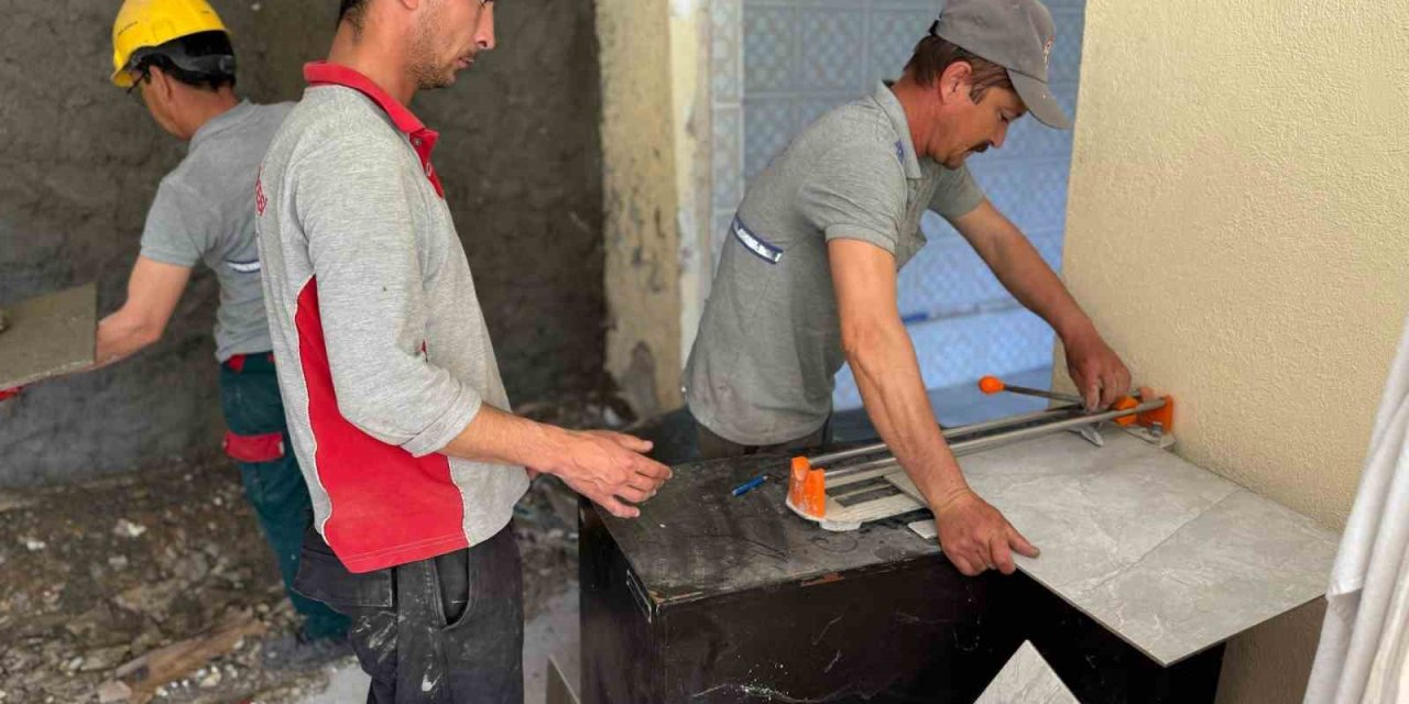 Yerkesik Gasilhanesi Menteşe Belediyesi tarafından yenilendi