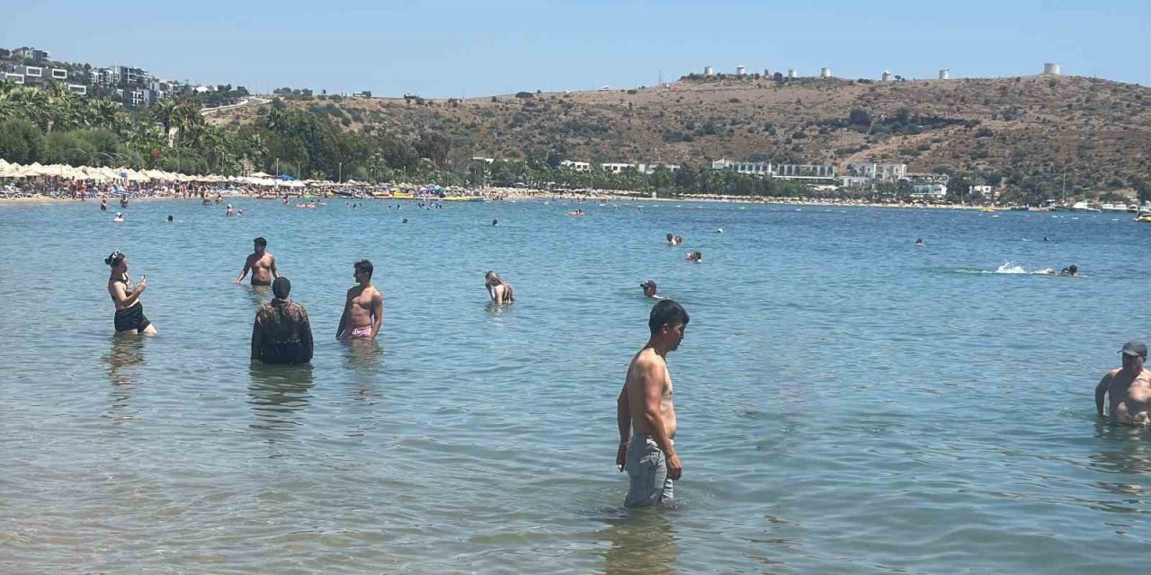 Bodrum kavruldu hava sıcaklığı 44 dereceye ulaştı
