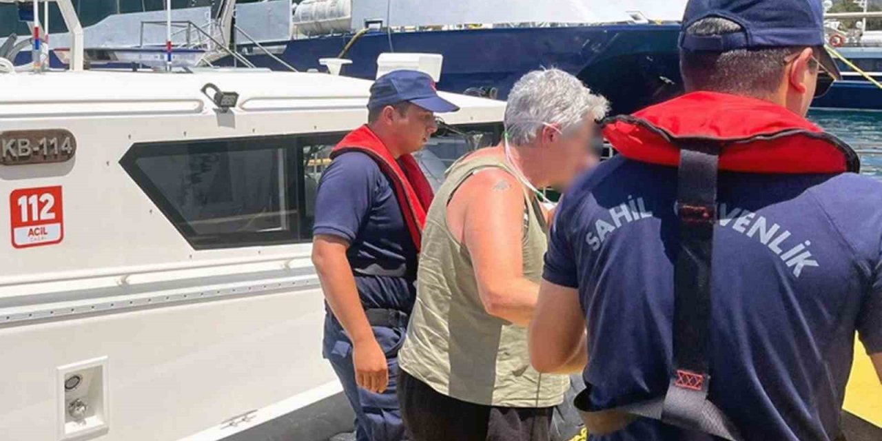 Dalaman ve Bodrum’da denizden tıbbi tahliye