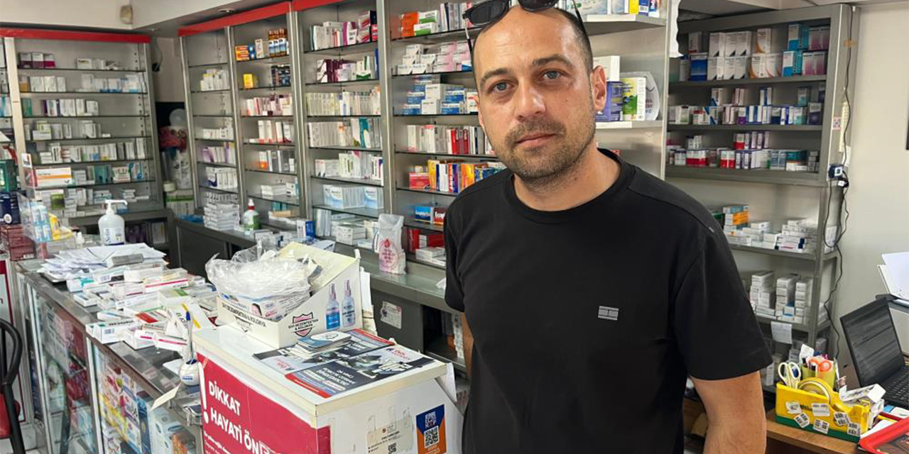 Eczanede yumurtalı saldırı! Eczacı neye uğradığını şaşırdı