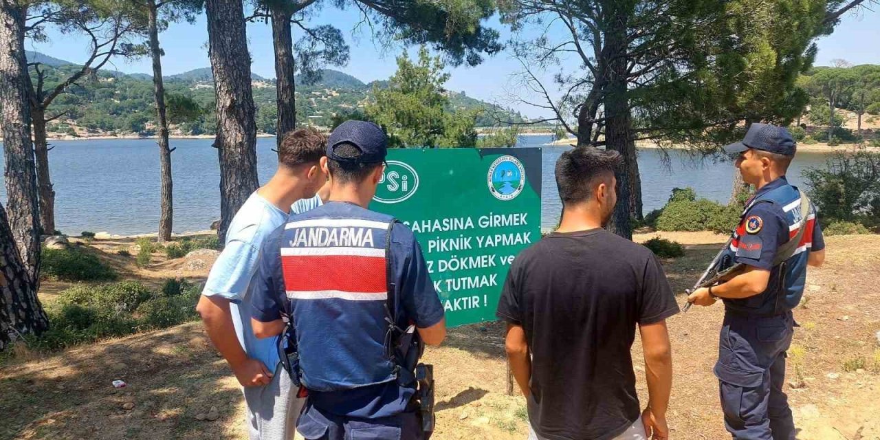 Jandarma ekipleri baraj ve göletlerde boğulma tehlikesine karşı uyardı