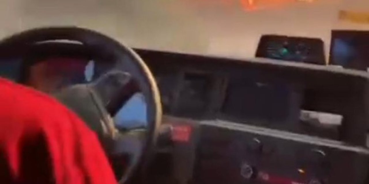 Alevlerin arasında kalan orman ekibi son anda kurtuldu