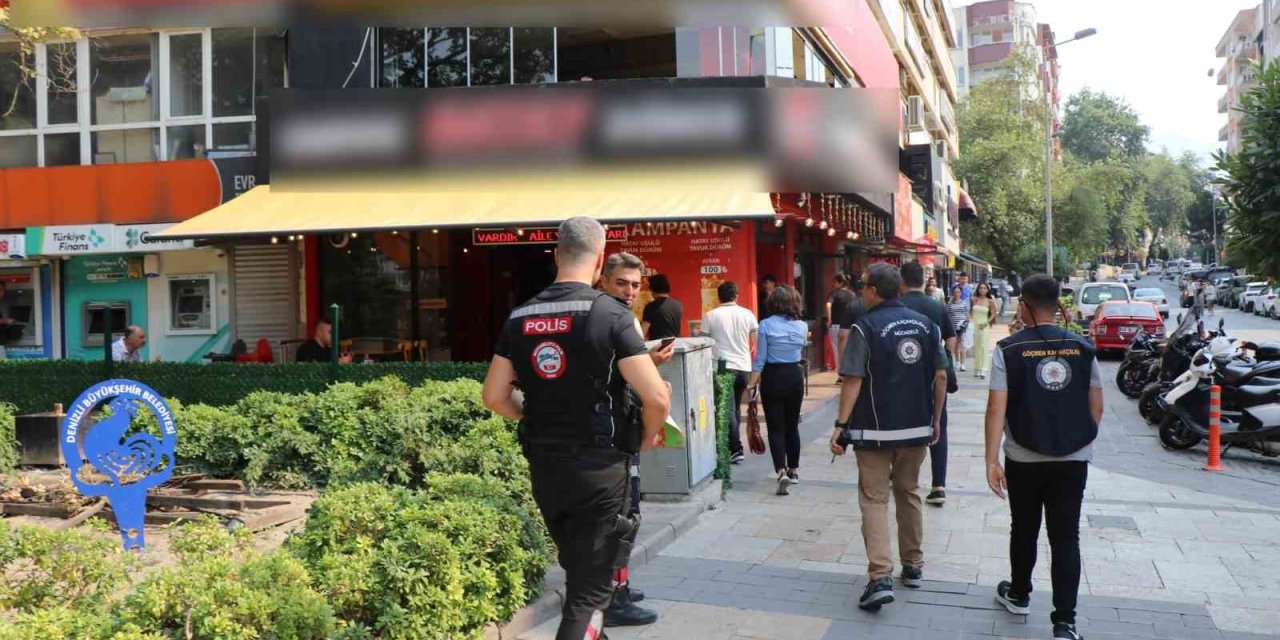 Denizli’de kayıt dışı istihdam ve insan ticaretine yönelik deneti yapıldı