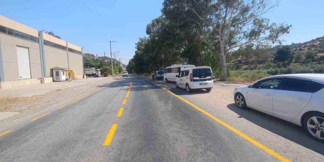 Köşk’te şok trafik uygulaması