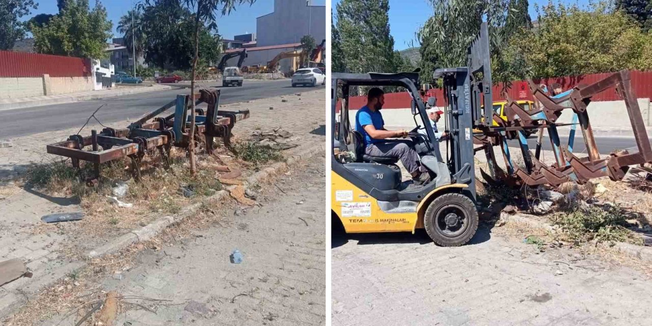 Söke Belediyesi’nden hurda araçlara müdahale