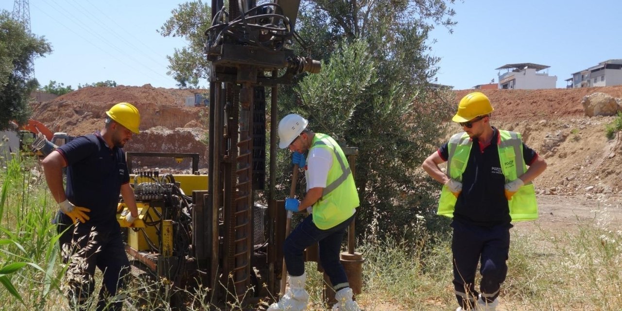 Gaziemir eski kurşun fabrikası alanında sondaj başladı