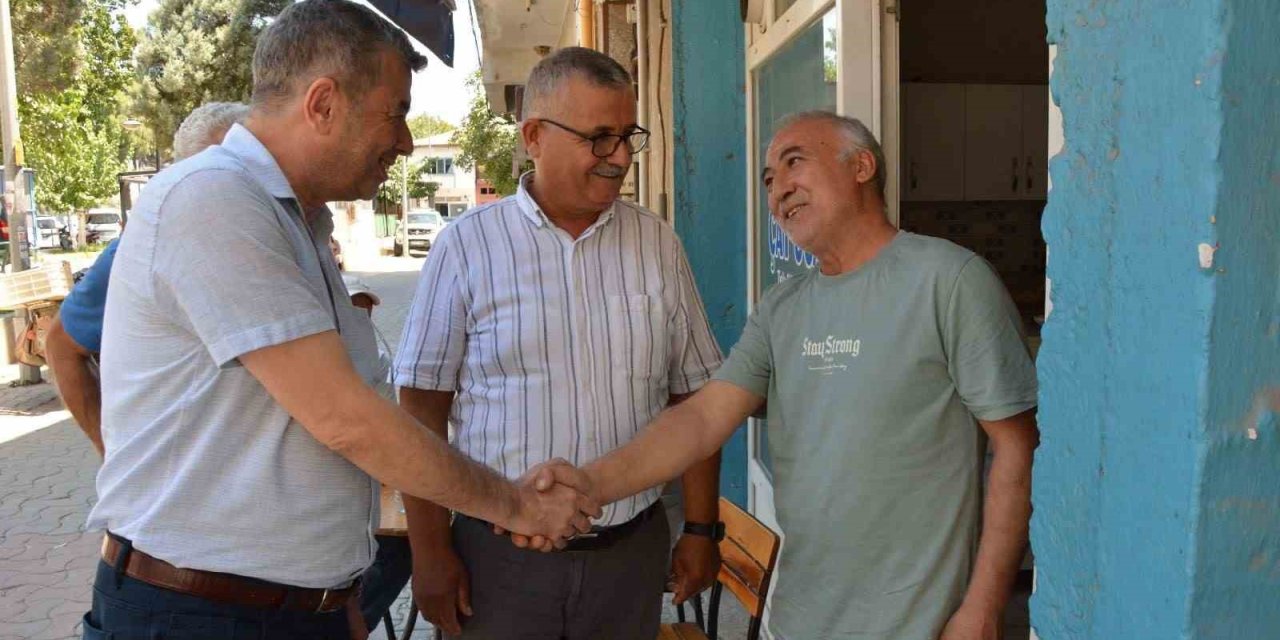 Başkan Künkcü, Germencik esnafıyla bir araya geldi