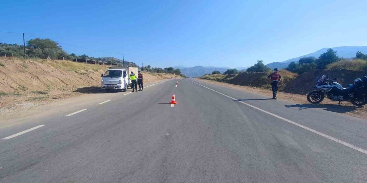 Jandarmadan drone destekli trafik denetimi