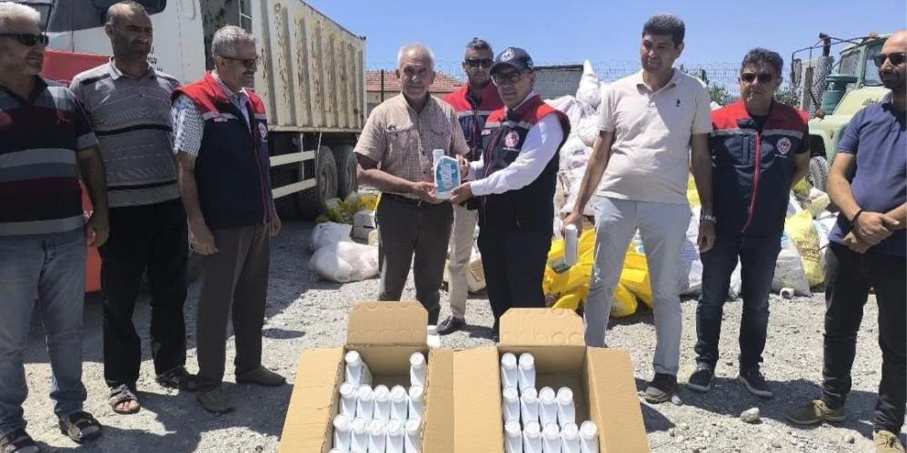 Aydın'da 13 ton zirai atık doğaya bırakılmadan bertaraf edildi