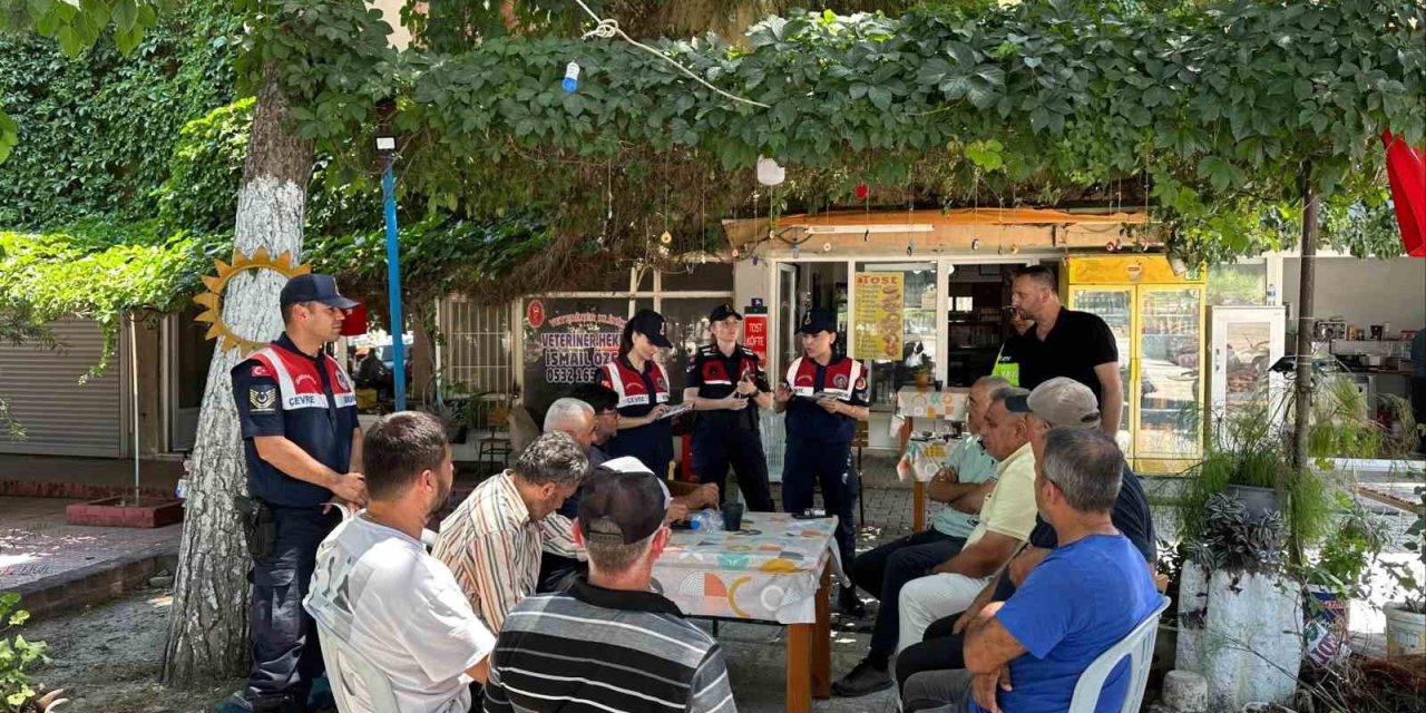 Jandarmadan Koçarlı’da vatandaşlara bilgilendirme