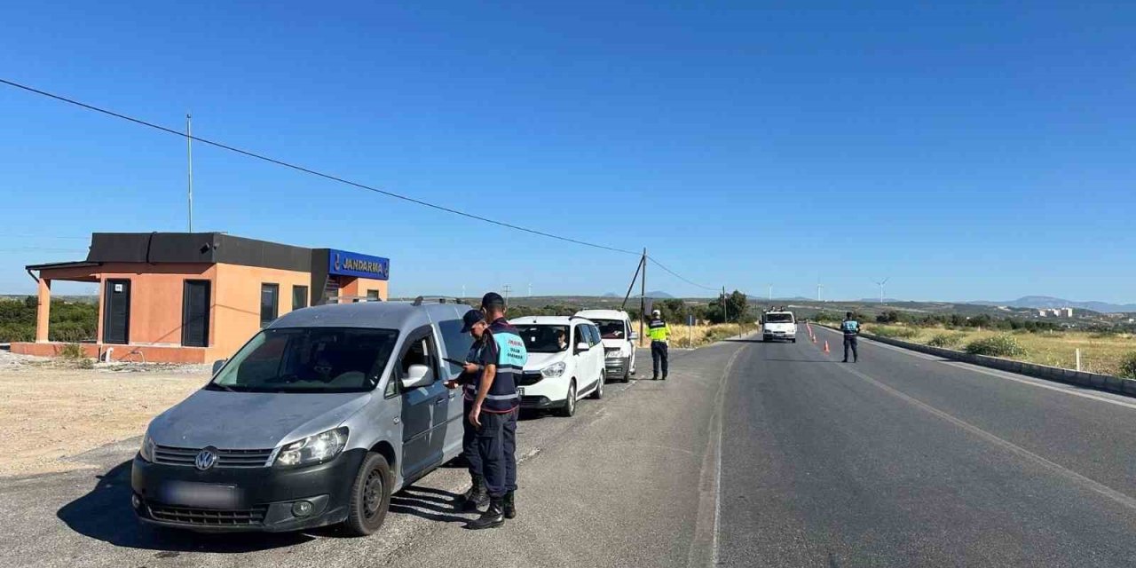 Didim’de havadan trafik denetimi