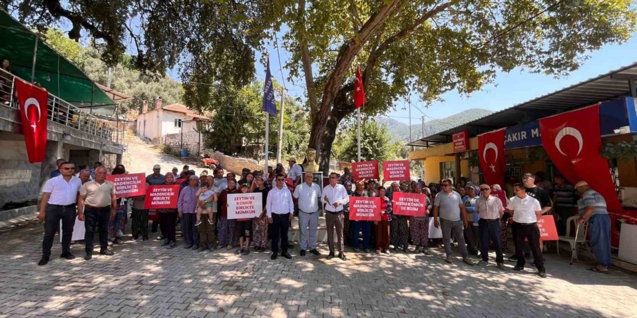 Köylüler Milas’tan seslendi: "Zeytin ve maden birlikte 40 yıldır mümkündü, şimdi de mümkün"