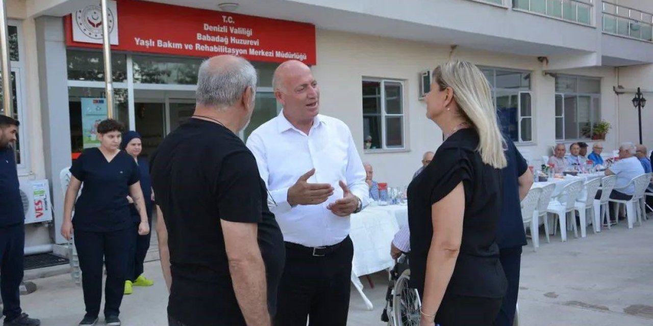 Başkan Kumral huzurevi sakinleri ile aynı sofrada buluştu