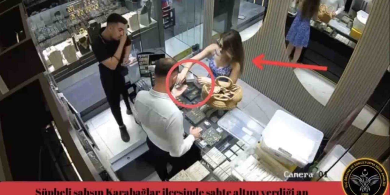 Sahte altın şebekesi İzmir polisine yakalandı