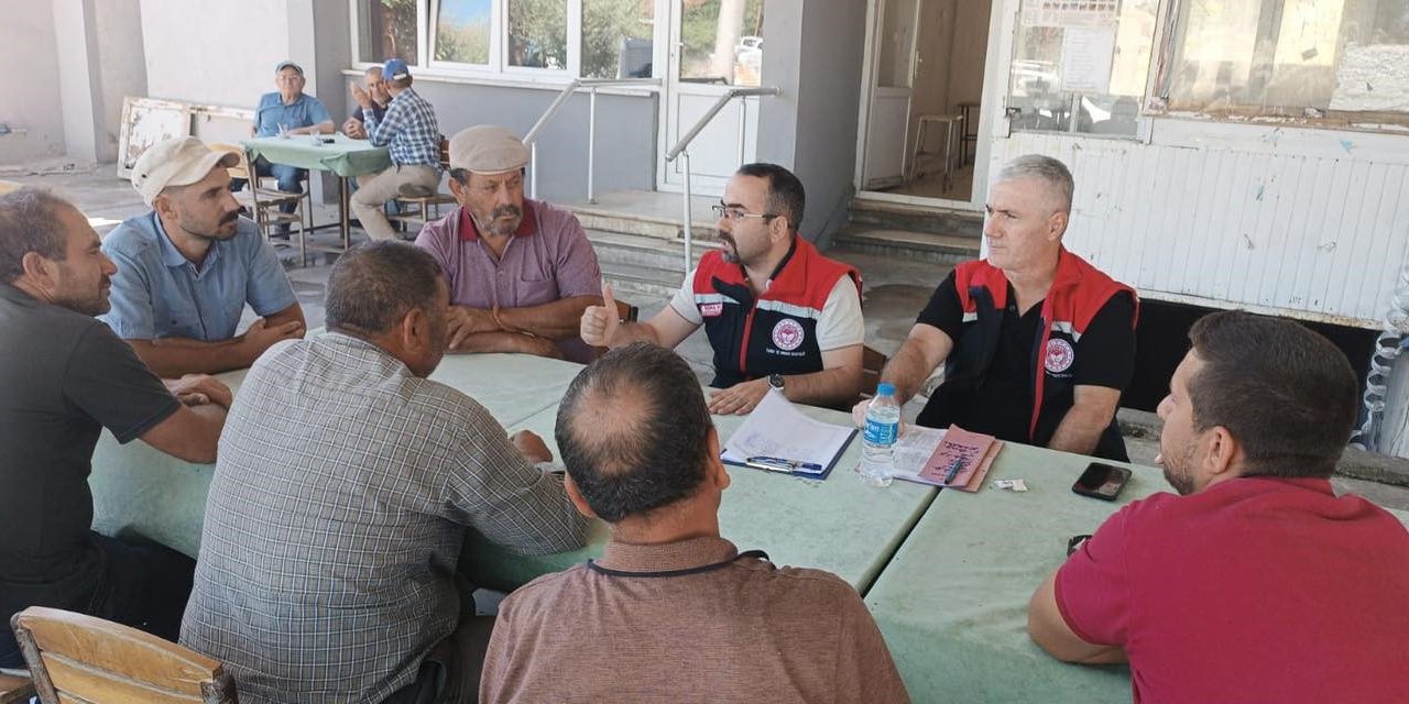 Nazilli’de çiftçilere hayvan hastalıkları ve süt hijyeni eğitimi