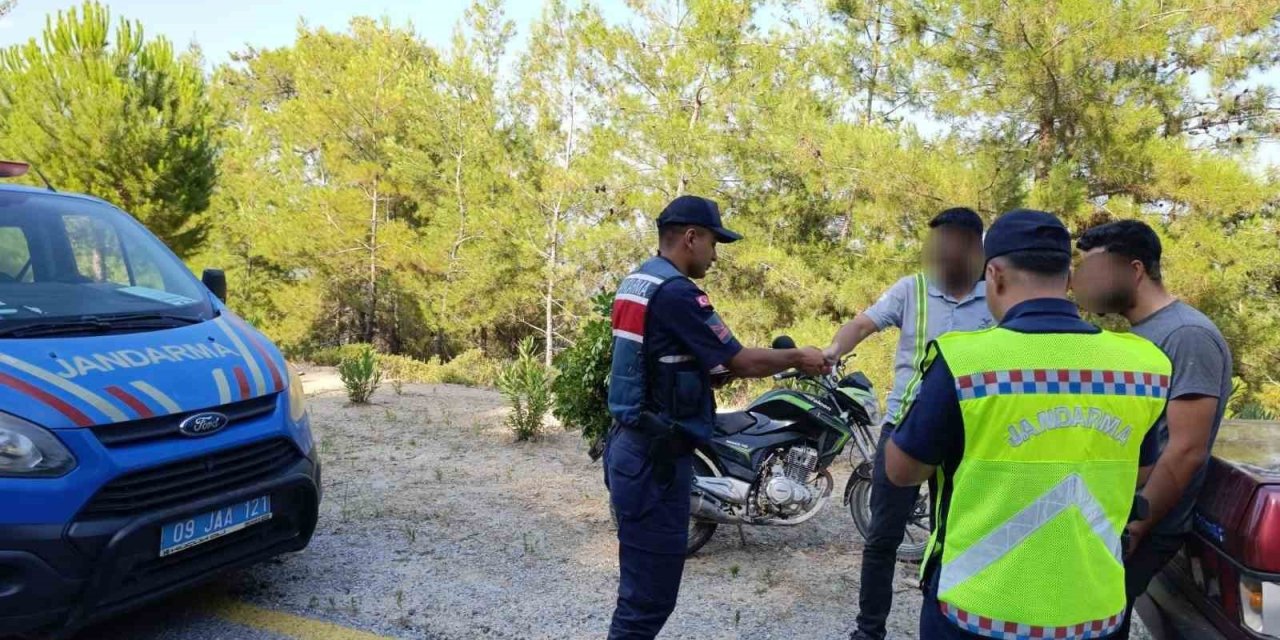 Çine’de jandarmadan sulak ve ormanlık alanlara sıkı denetim