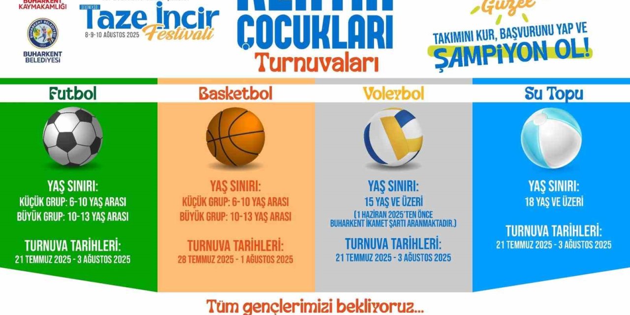 Buharkent’te Taze İncir Festivali sporla renklenecek