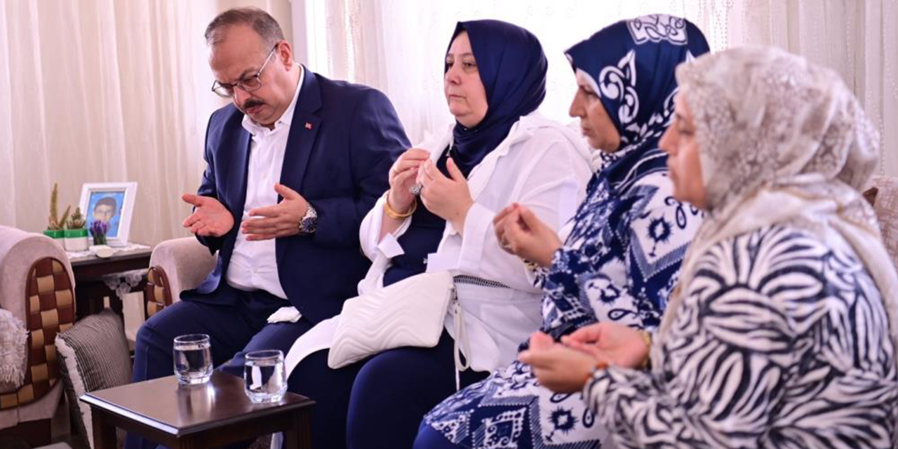 Vali Canbolat, 15 Temmuz’un yıldönümünde şehit aileleri ve gazileri ziyaret etti