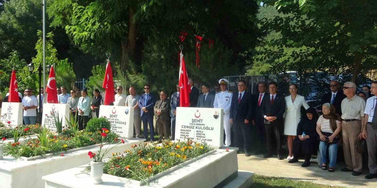 Muğla’da 15 Temmuz Demokrasi Şehitleri anıldı