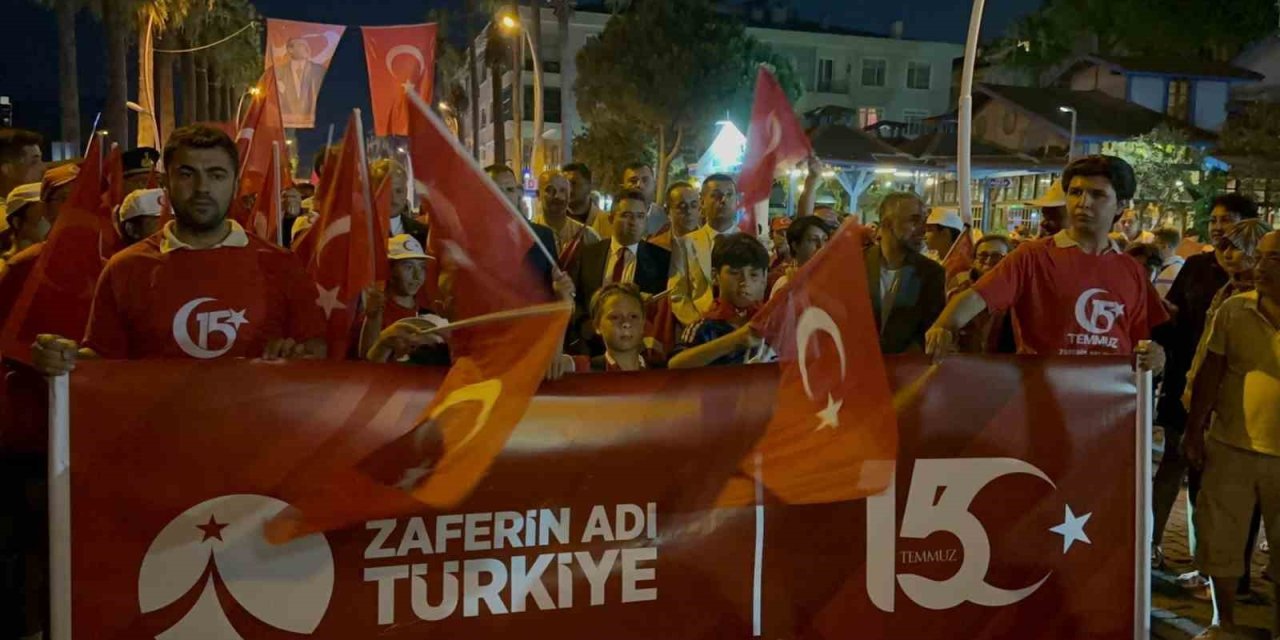 15 Temmuz Marmaris’te çeşitli etkinliklerle anıldı