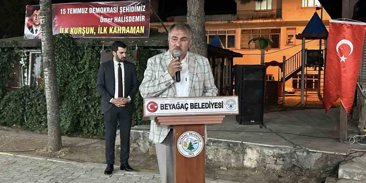 Beyağaç’ta 15 Temmuz Demokrasi ve Milli Birlik Gününde şehitler unutulmadı