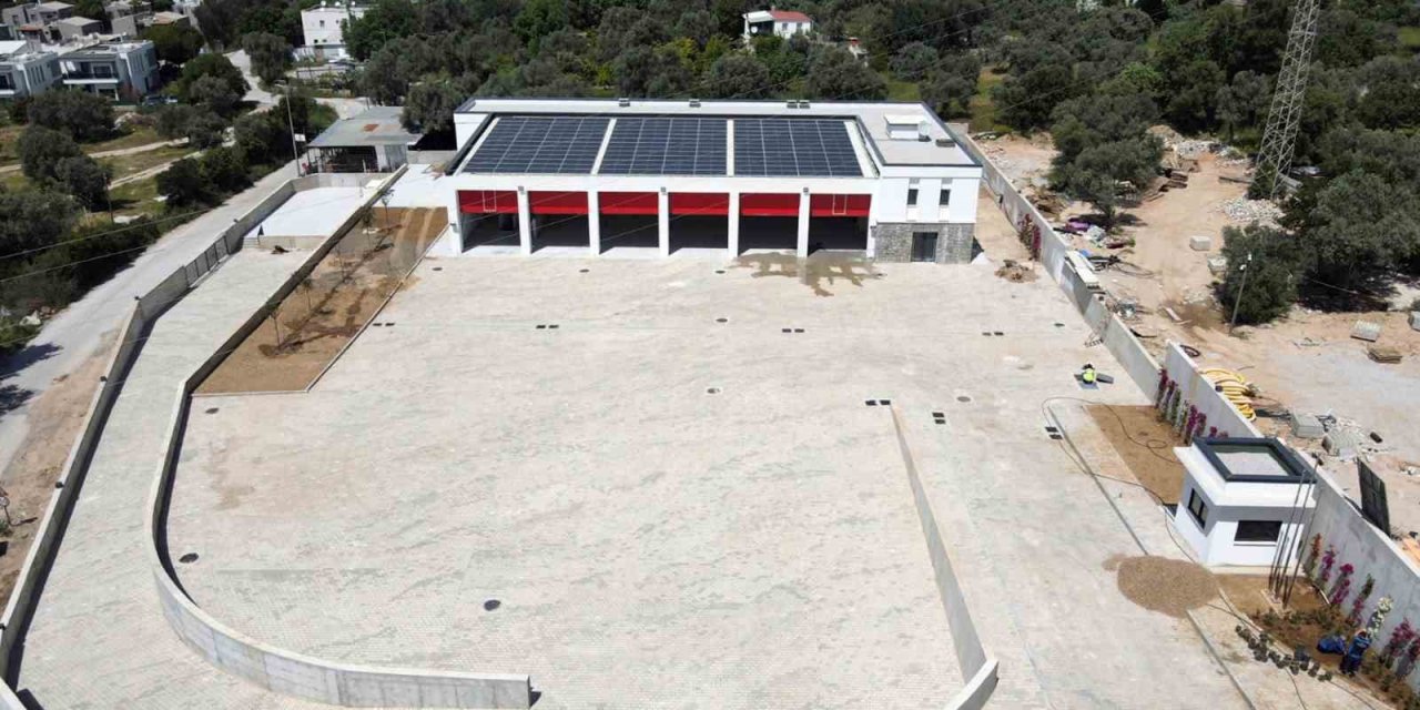 Bodrum itfaiye binası tamamlandı