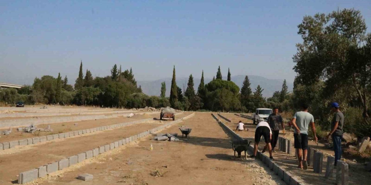 Yenipazar’da yeni mezarlık alanı için çalışmalar sürüyor