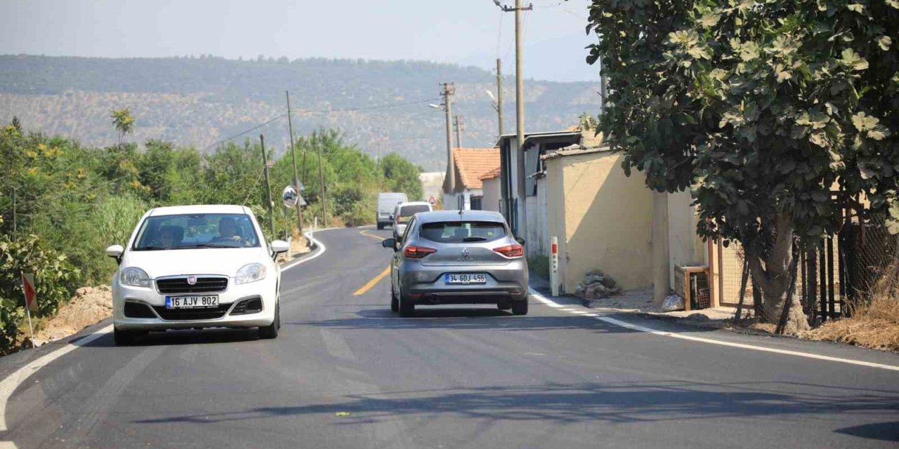 Milas’ta 80 milyonluk yol yatırımı tamamlandı