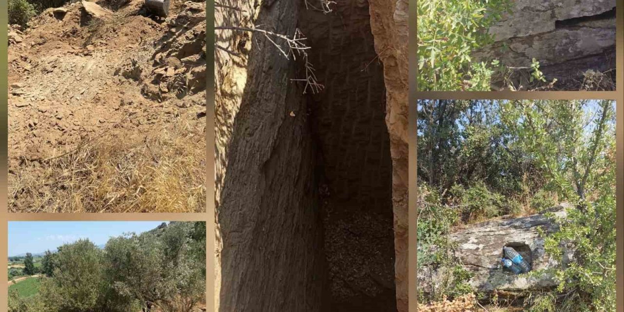 Kaçak kazı yaparken suçüstü yakalandılar