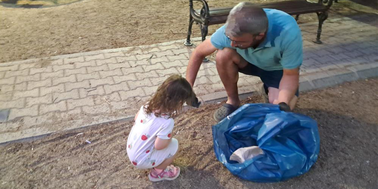 Minik Elif’ten büyüklere çevre dersi