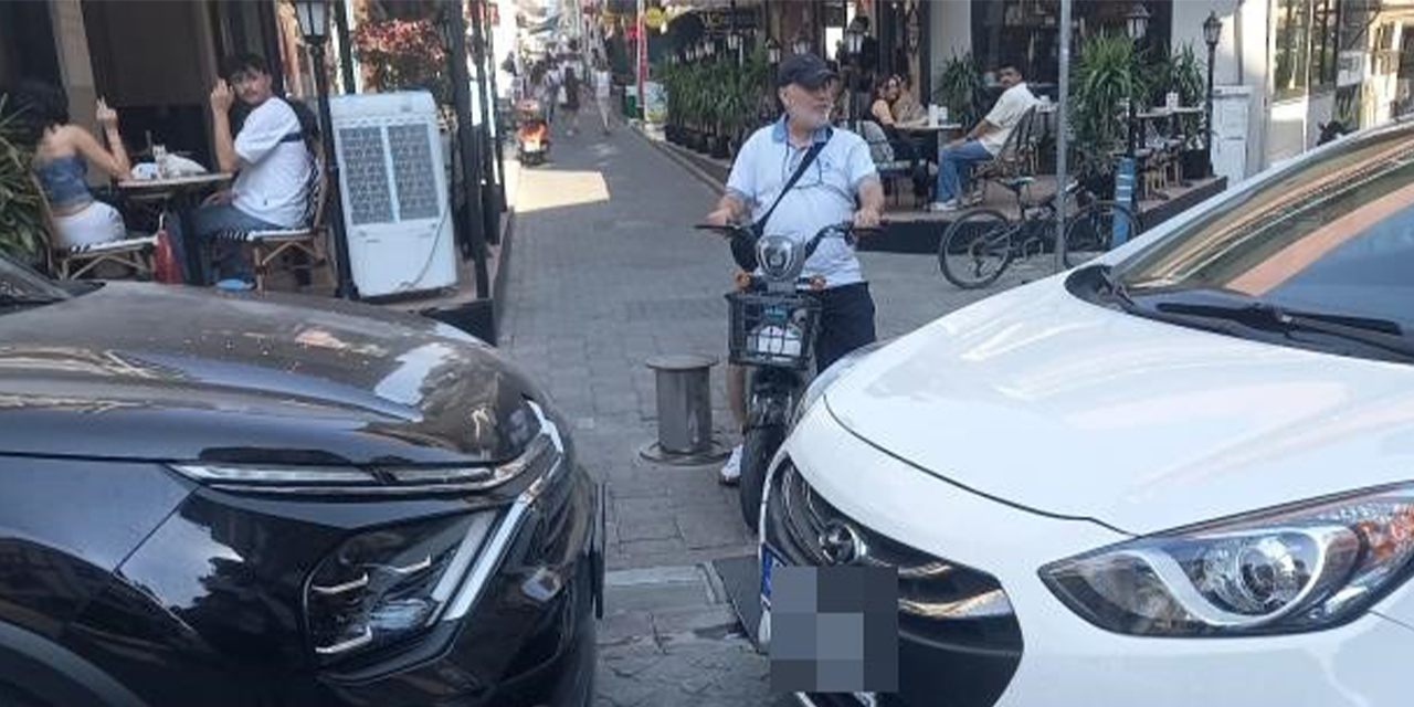 Efeler’de kaldırım ve yaya geçidi işgali vatandaşı canından bezdiriyor