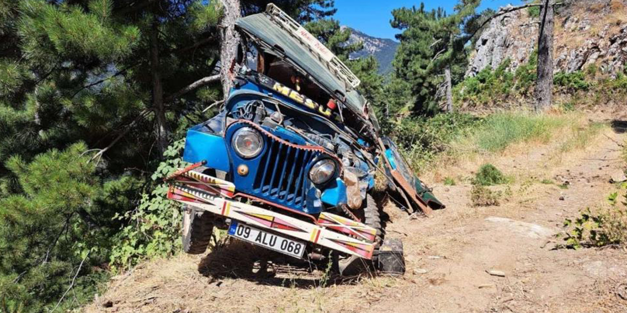 Aydın Efeler’de cip şarampole uçtu: 3 yaralı, 2'sinin durumu ağır