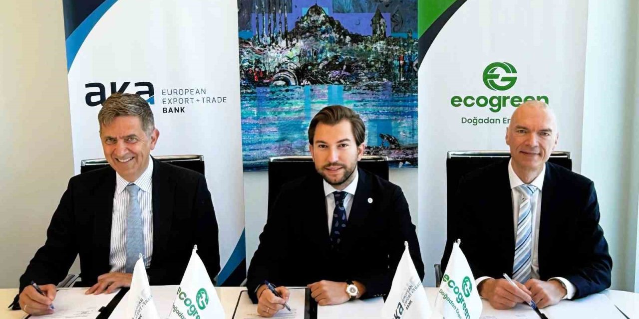 Ecogreen Enerji, Alman Aka European Export Trade Bank ile 76,7 milyon Euro tutarında finansman sözleşmesi imzaladı