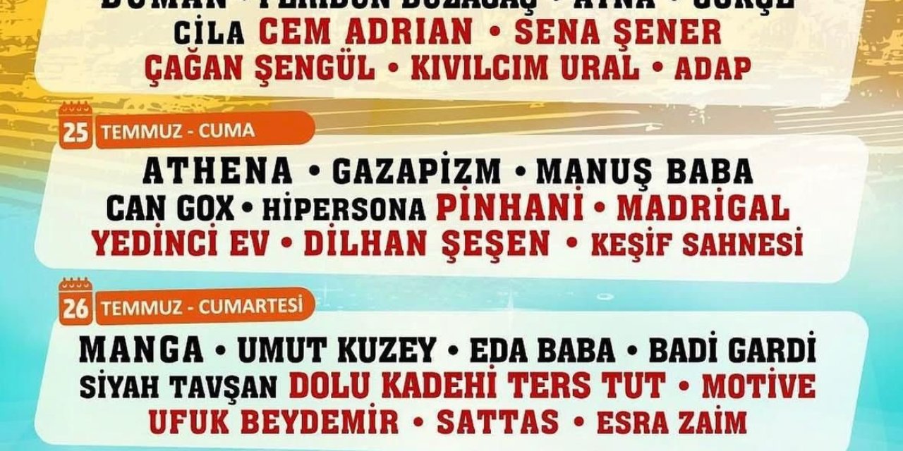 Didim, dört gün boyunca Türkiye’nin önde gelen sanatçılarını ağırlayacak
