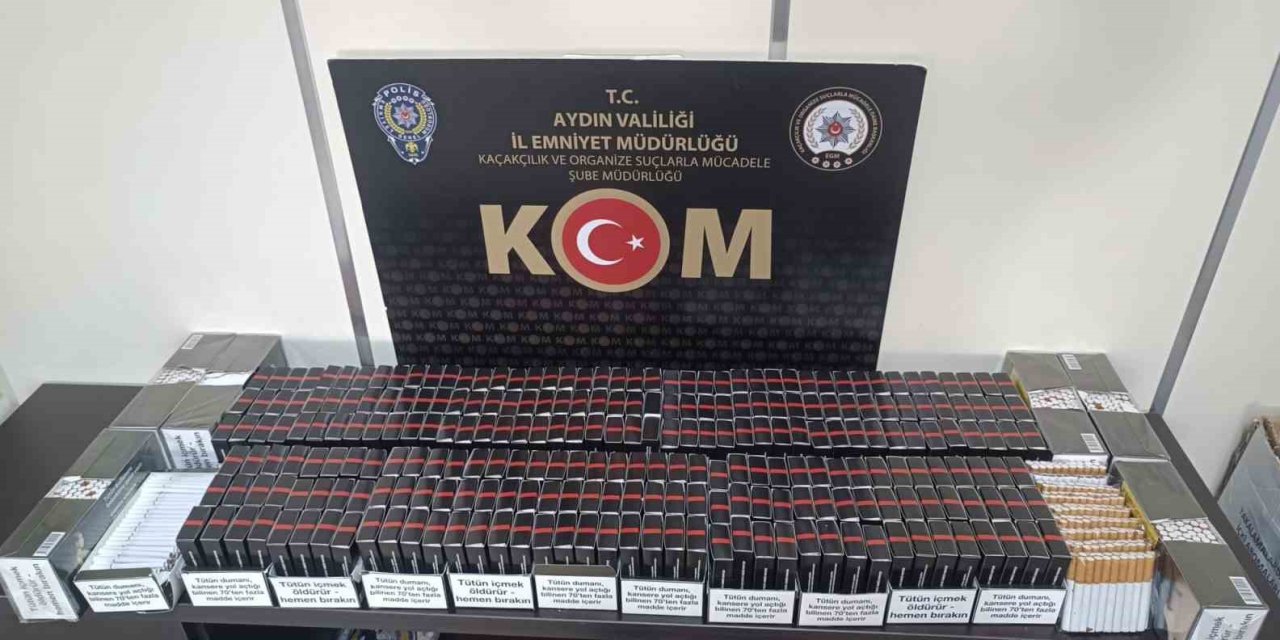 İncirliova’da KOM ekiplerinden kaçakçılık baskını