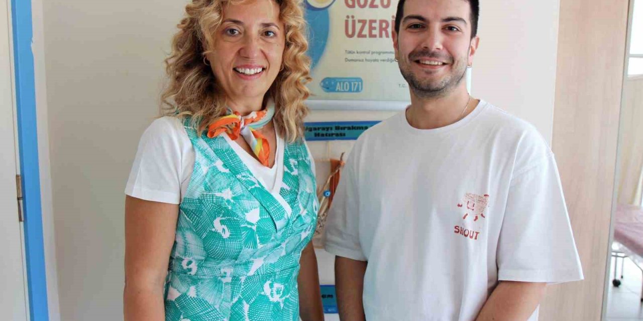 12 yıldır içtiği sigarayı Sağlıklı Hayat Merkezi desteğiyle bıraktı