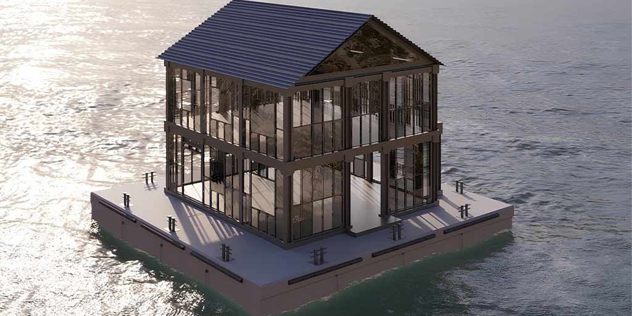 Yüzer yapılar renk katıyor