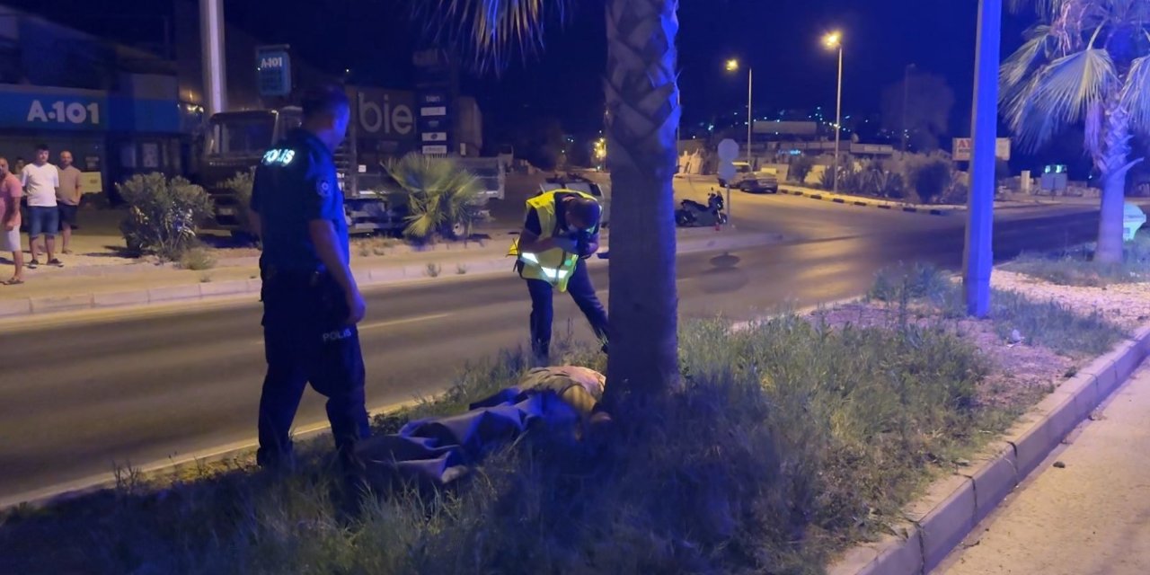 Kuşadası’nda alkollü sürücünün çarptığı yaya hayatını kaybetti... Feci kaza kamerada