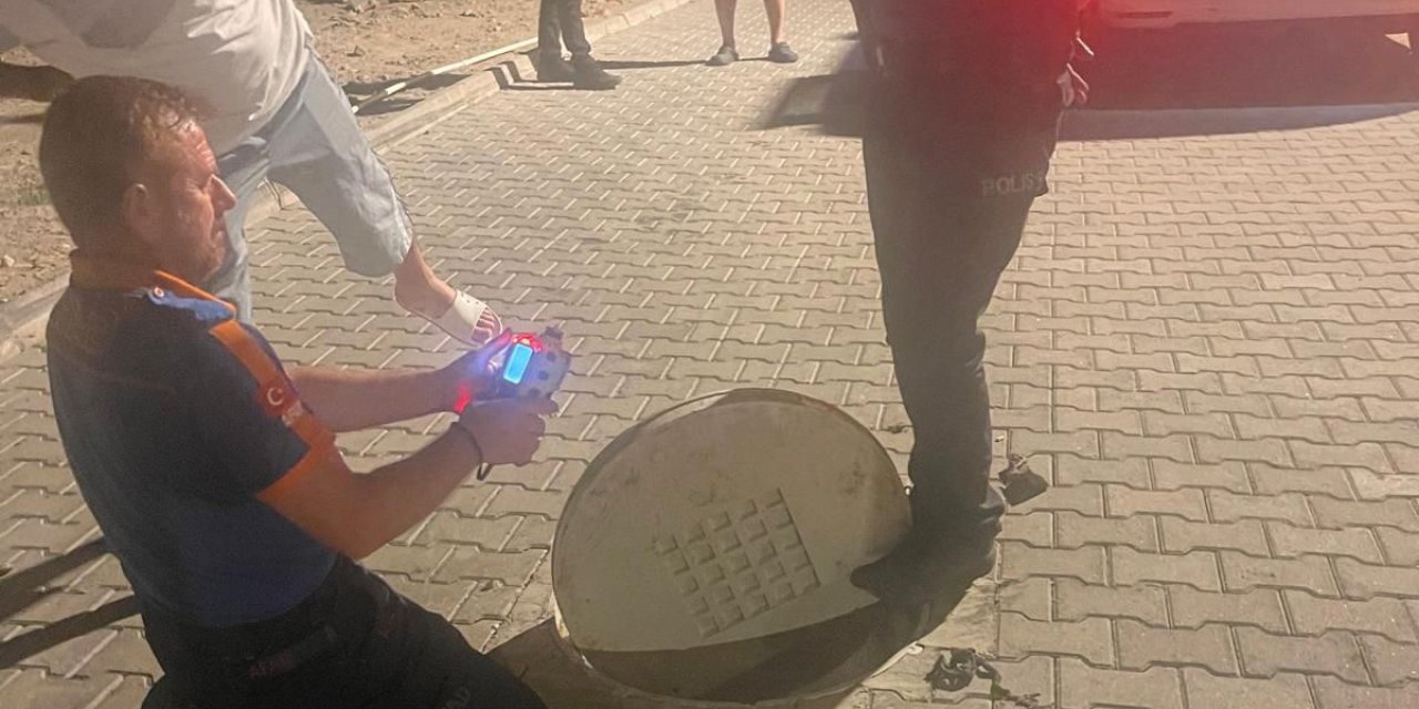 Bodrum’da kanalizasyon hattına giren iki işçi gazdan zehirlendi