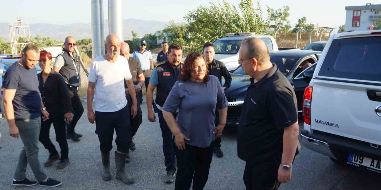 Başkan Çerçioğlu: "Tüm kurum ve kuruluşlarla birlikte yangını söndürmeye çalıştık"