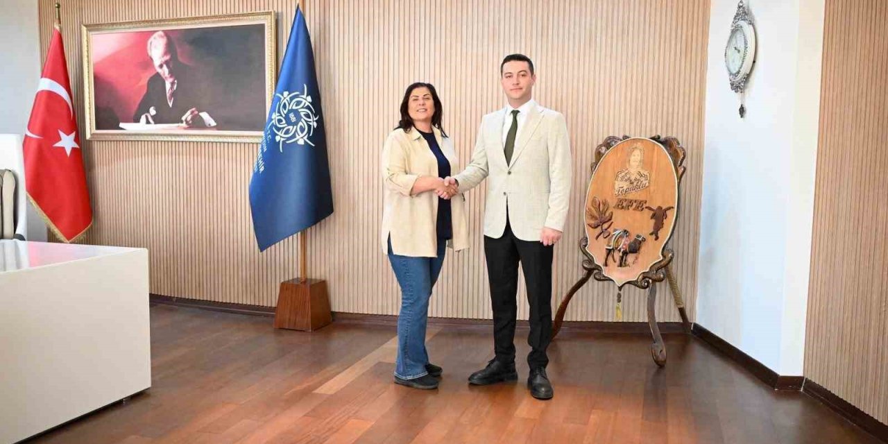 Başkan Çerçioğlu, CHP Aydın İl Gençlik Kolları Başkanı Kılıç ile görüştü